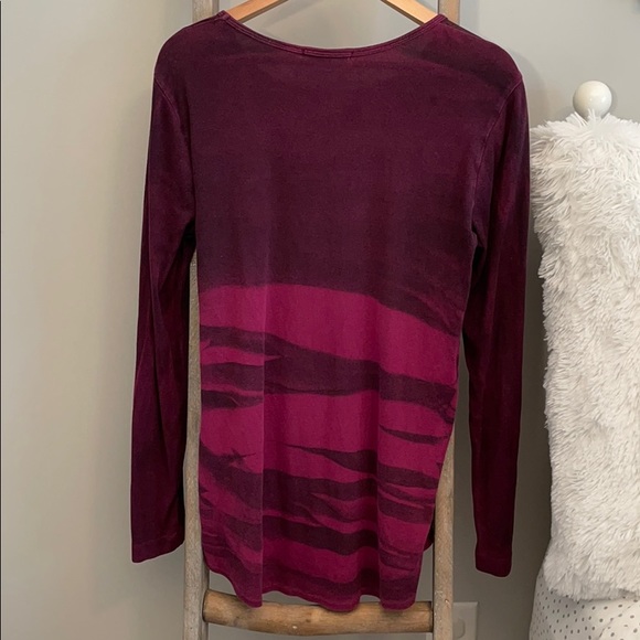 Barbara Lesser Tie Dye High Low Top - Picture 3 of 9